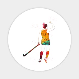 Field Hockey Player Girl Magnet